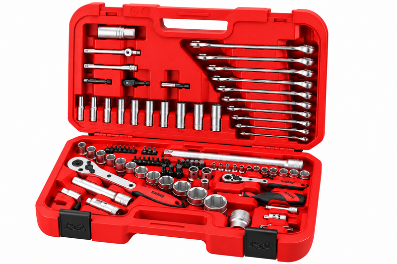 Teng TMN093 Socket & Spanner Set 93pc 1/4 & 1/2" Drive