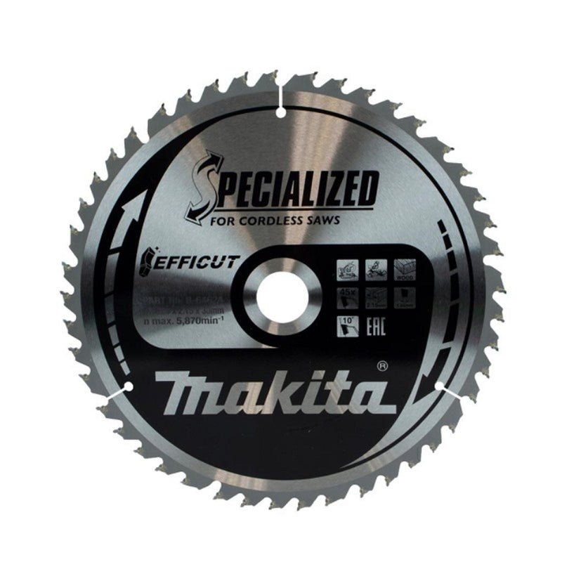 Makita B-64630 Efficut TCT Circular Saw Blade 260mm x 30mm 45T