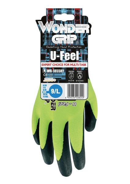 Wonder Grip® U-feel Medium Size 8 Glove WG1855