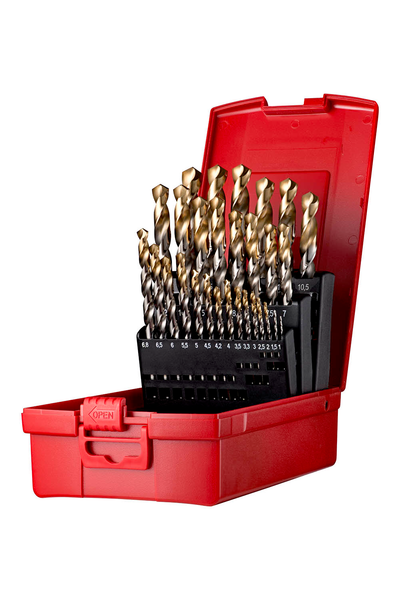 Dormer A095206 1-13mm Drill bit Set (includes Tapping Drills) A002