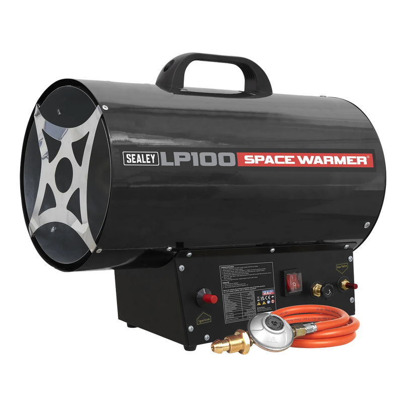 Sealey LP100 Propane Heater 61,000-102,000Btu/hr (18-30 kW)