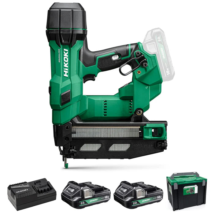 Hikoki 18V 16GA Brushless Straight Finish Nailer NT1865DSAJXZ