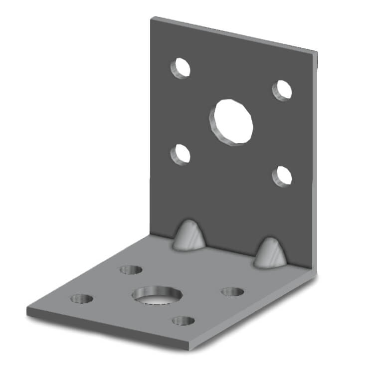 Simpson EA554/2 Angle Bracket 52mm x 52mm x 40mm (10 Pack)