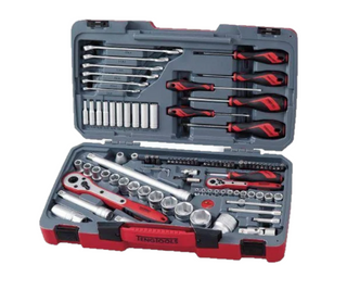 Teng TM095 1/4in and 1/2in Socket Set 95 Piece