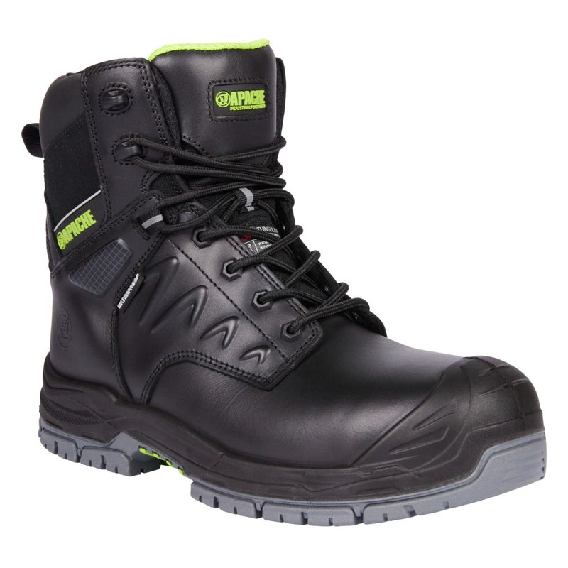 Apache CHILLIWACK Side Zip Black Waterproof Safety Boot