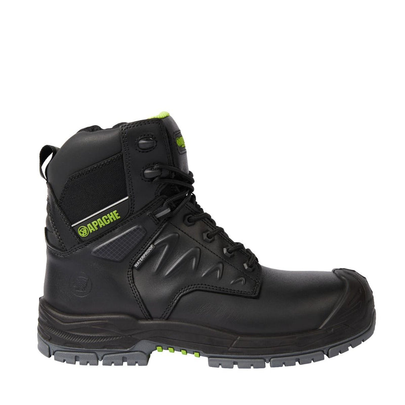 Apache CHILLIWACK Side Zip Black Waterproof Safety Boot