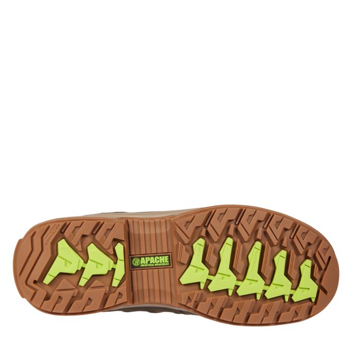 Apache MOOSE JAW BROWN Brown Leather Safety Boot