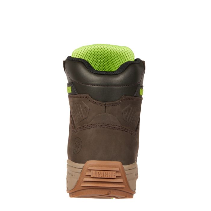 Apache MOOSE JAW BROWN Brown Leather Safety Boot