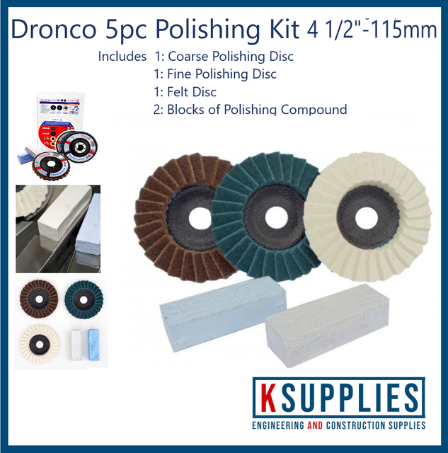 Dronco 5pc polishing kit