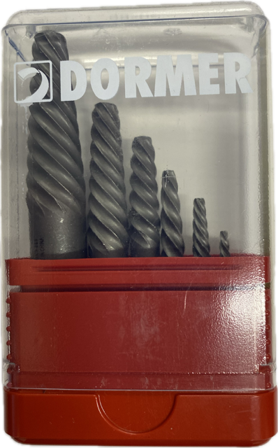 Dormer M901B Carbon Steel Screw Extractor Set 6pc