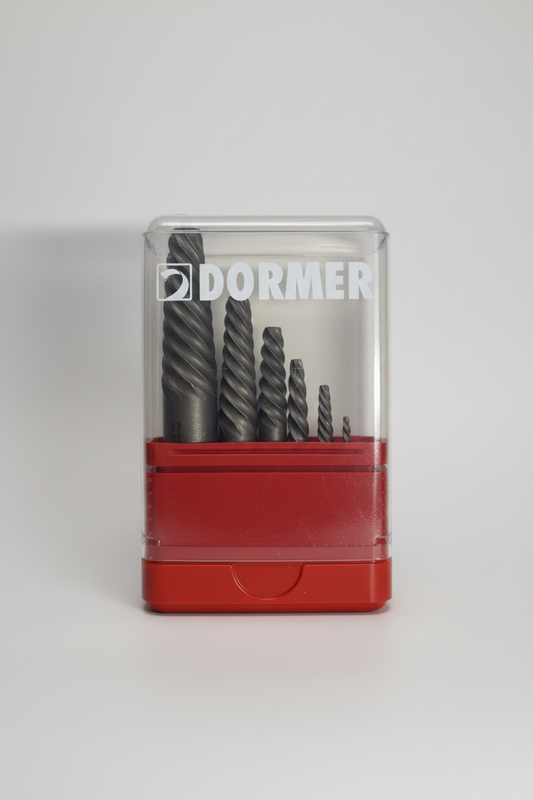 Dormer M901B Carbon Steel Screw Extractor Set 6pc