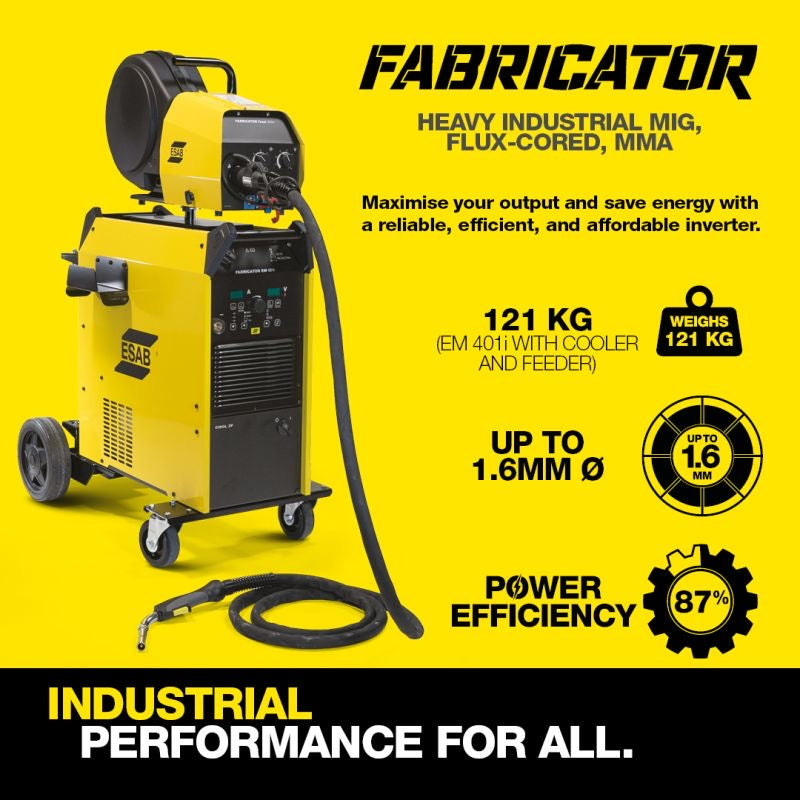 Esab EM401i Fabricator Mig Welder 415Volt