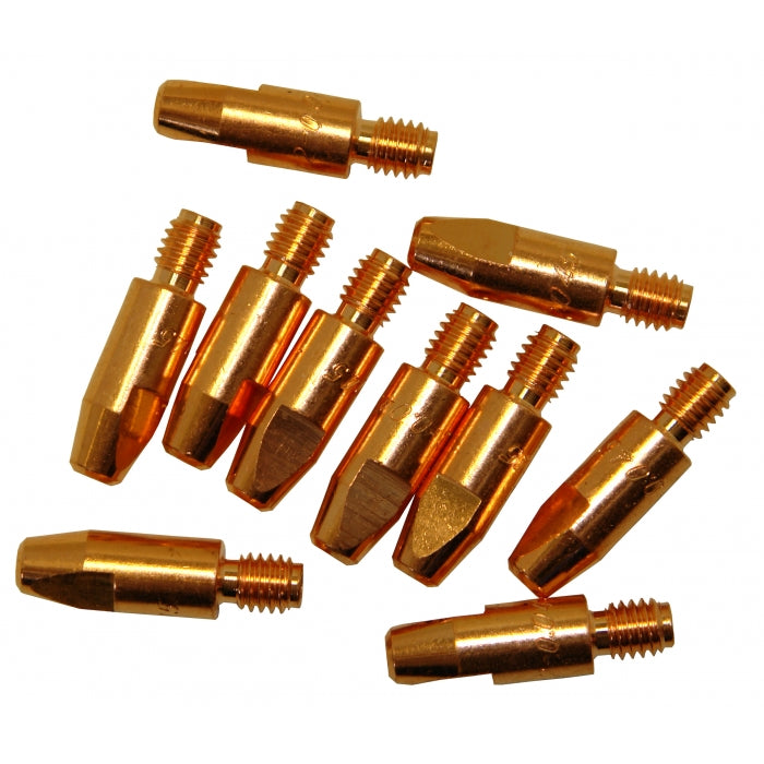 Parweld MB25 Mig Welding Contact Tips 0.8mm (25 Pack)