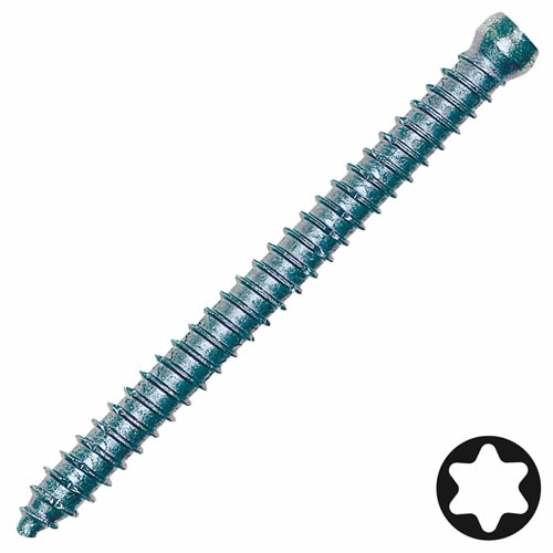 Fischer 7.5 x 62 FFSZ Window Frame Fixing Screws (100 Box) 532907
