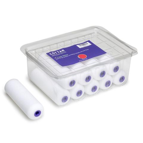 Cottom PPR00029 Paint Roller Sleeve 4" Foam (10 pack)