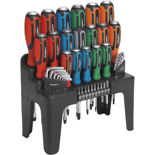 Siegen S01106 44 Piece Hammer Thru Screwdriver