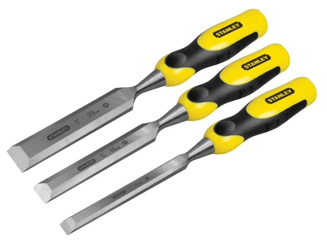 Stanley STHT5-16359 DYNAGRIP™ Bevel Edge Chisels (set of 3)