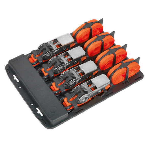 Sealey TD0540s4 Ratchet Tie Down Set 4pc