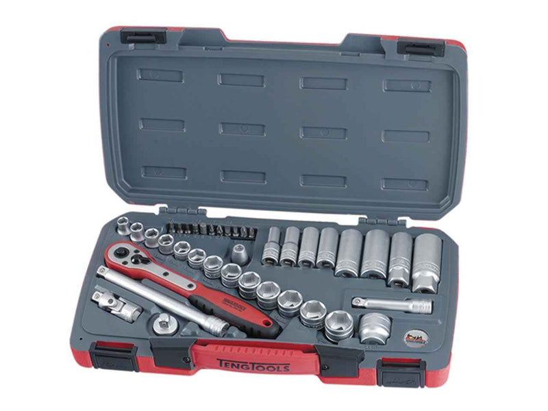 Teng T3839 3/8" Drive 39 Piece Socket Set