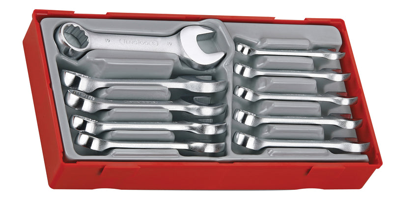 Teng TT6010M 10pc Metric Combination Spanner set 10-19mm