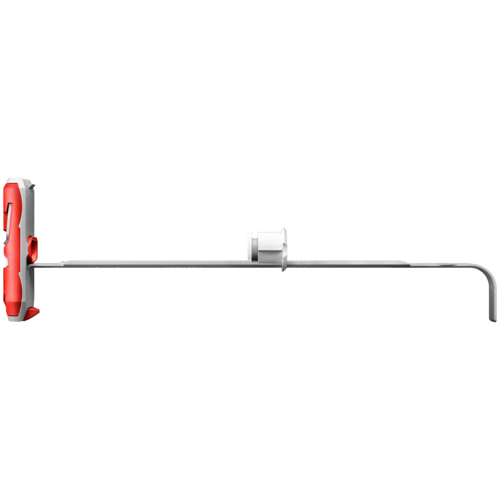 Fischer DUOTEC 10 Wall Plug Set – Toggle Fixing For Drywall & Solid Walls, Red/Grey, 20 Pieces, With Round Hooks, High Load Capacity