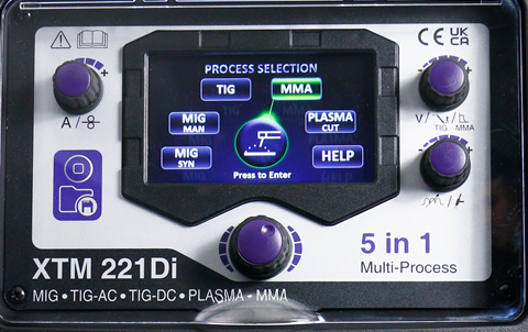 Parweld xtm221Di Plasma, Mig, AC/DC Tig ,MMa, Multi process 5 in 1