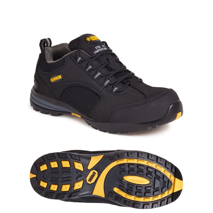 Apache AP318SM Black Safety Trainer Shoe