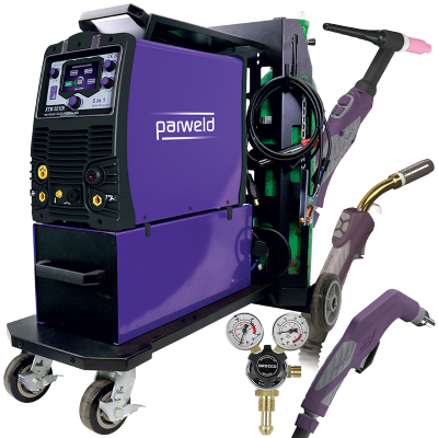 Parweld xtm221Di Plasma, Mig, AC/DC Tig ,MMa, Multi process 5 in 1
