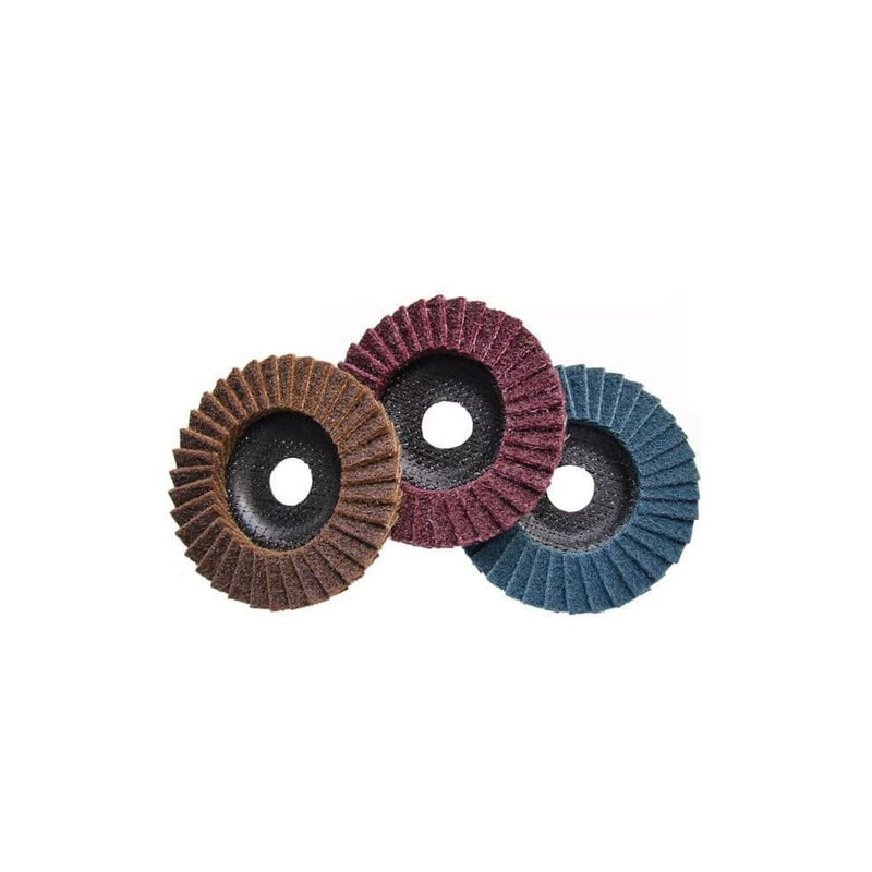Klingspor SMT800 115mm Fine Medium Coarse Polishing Flap Disc (Set of 3)