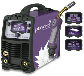 PARWELD XTM201Di-p2 Mig Tig Arc Multi Process Welder 110/230v