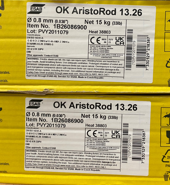 Esab OK AristoRod 13.26 Cor-ten 0.8mm 15kg