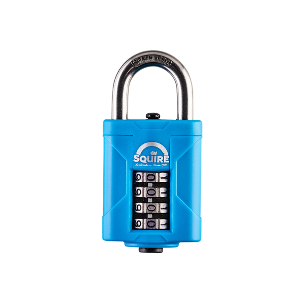 Squire CP40S - 40mm Combination Padlock - Stainless Steel Shackle