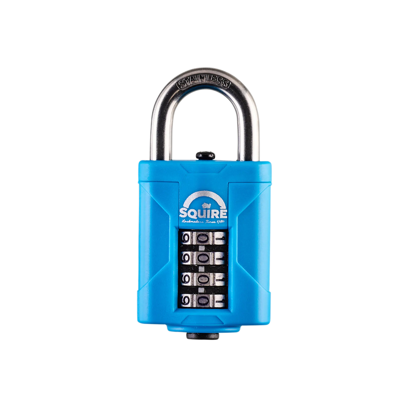 Squire CP40S - 40mm Combination Padlock - Stainless Steel Shackle