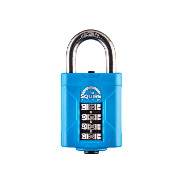 Squire CP50S - 50mm Combination Padlock - Stainless Steel Shackle