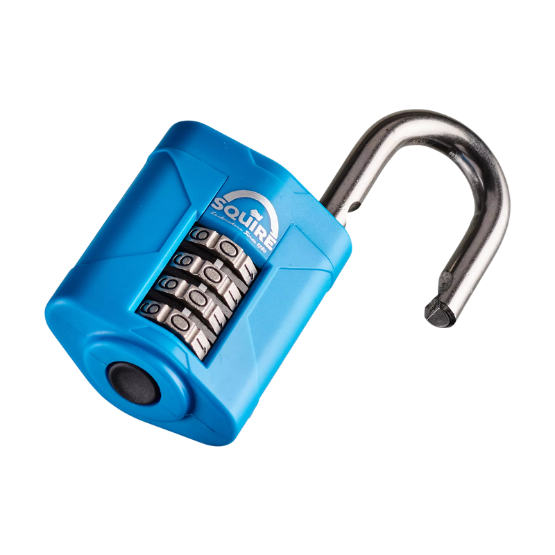 Squire CP50S - 50mm Combination Padlock - Stainless Steel Shackle