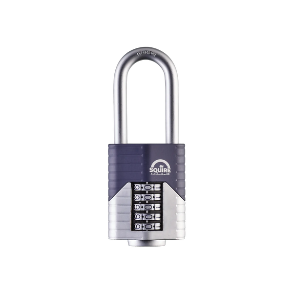 Squire Vulcan Com 60/2.5 Long Shackle Combination Padlock