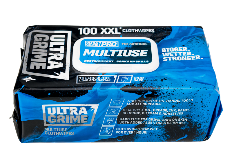 ULTRAGRIME® PRO MULTIUSE Hand Wipes (100 Pack)