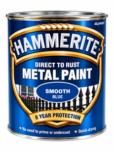 Hammerite 750ml Blue Smooth Finish Metal Paint