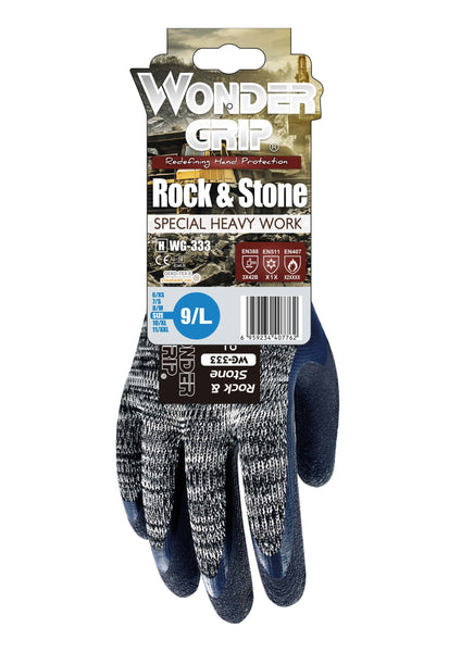 Wonder Grip® Rock & Stone Size 9 Large Glove wg333