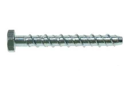 JAB8/10130 Ankerbolts Hex Head 10MM x 130 BZP (Box 50)