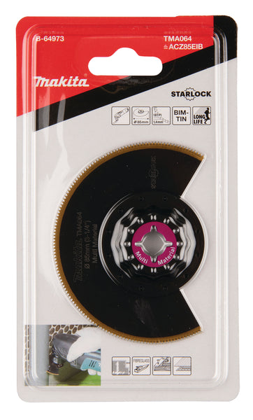 B-64973 Makita Multi Tool Segment Saw Blade 85 mm