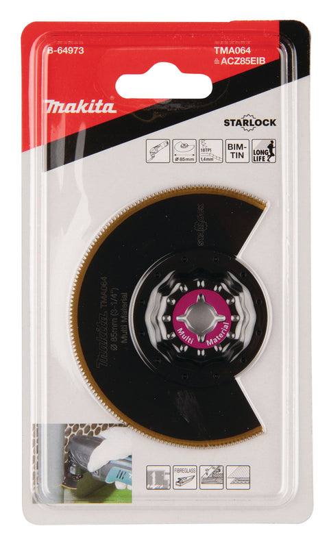 B-64973 Makita Multi Tool Segment Saw Blade 85 mm