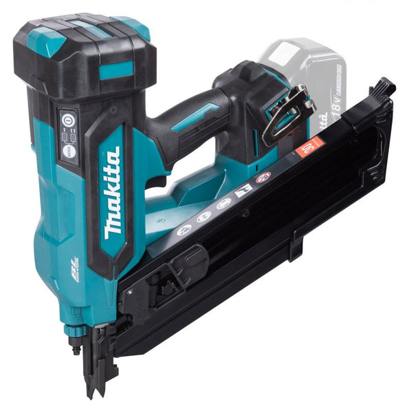 Makita DBN900ZK 18V LXT Brushless 90mm 30-34° Framing Nailer Bare Unit With Case