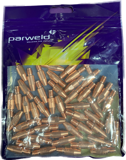 Parweld Aluminium Mig Welding Contact Tips 1.2mm (25 Pack) 8mm Thread