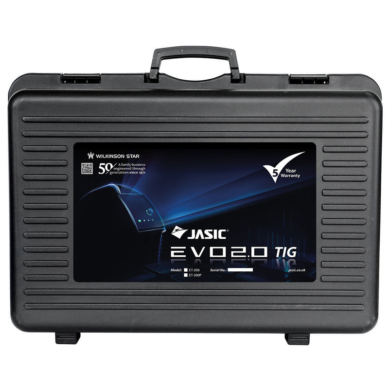 Jasic Evo Tig ET-200 PFC DC Tig Inverter c/w Case & Torch