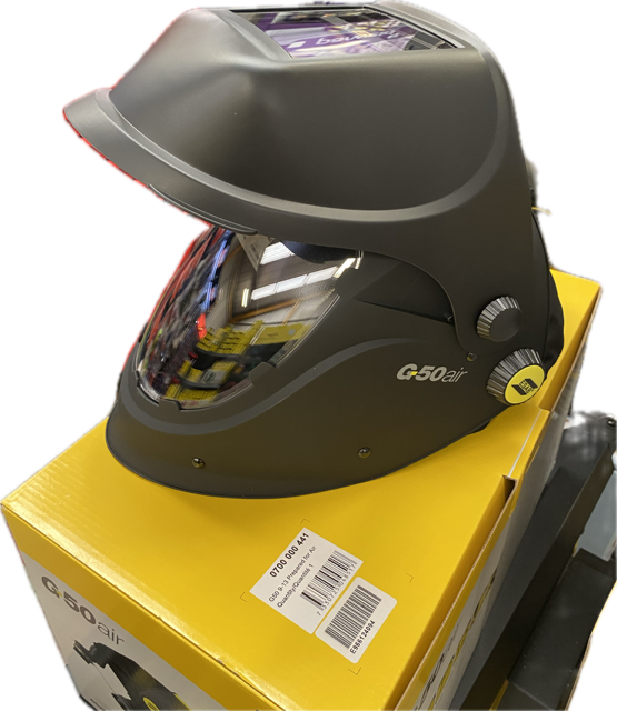 Esab G50 air Headshield Shade 9-13 Welding Grinding Helmet (Ready for Air)