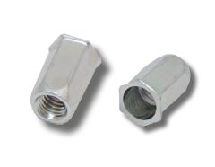 JRP M4 x 11.0 (0.5-2.5) Steel Reduced Head Full Hexagon Body Open Rivet Nuts (Box 1500)