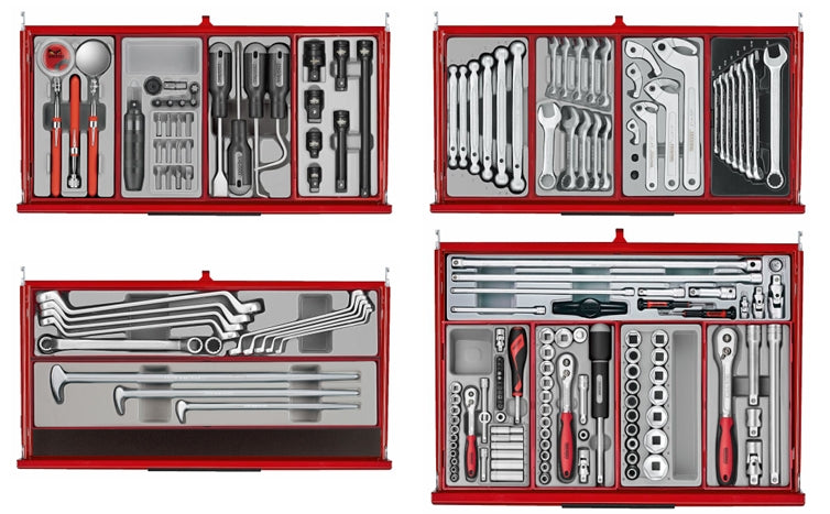 Teng 26" PRO35™ MEGA MASTER TOOL & KIT, 1033 PIECES, RED