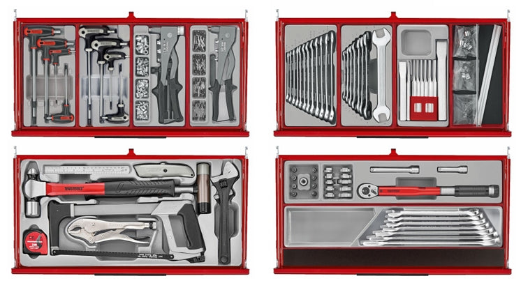 Teng 26" PRO35™ MEGA MASTER TOOL & KIT, 1033 PIECES, RED