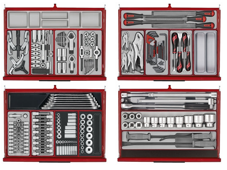 Teng 26" PRO35™ MEGA MASTER TOOL & KIT, 1033 PIECES, RED